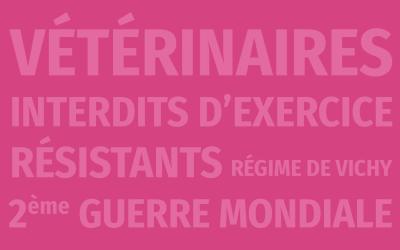 vétérinaires honorés pendant la 2e GM