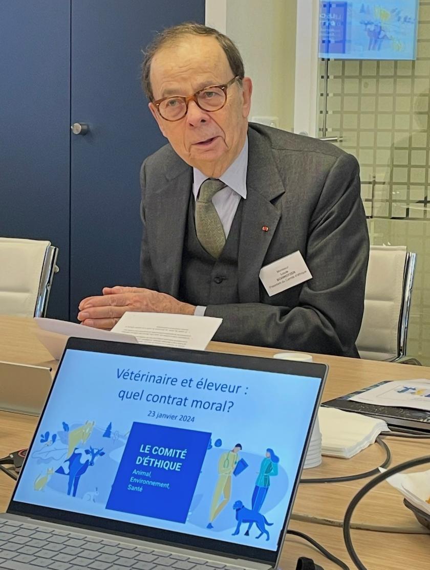 Président du Comité d’éthique animal environnement santé
